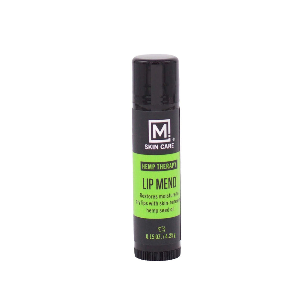 M. Skin Care Hemp Therapy Lip Mend Balm for Men, Refreshing Peppermint, Shea Butter, Cruelty Free - BeesActive Australia