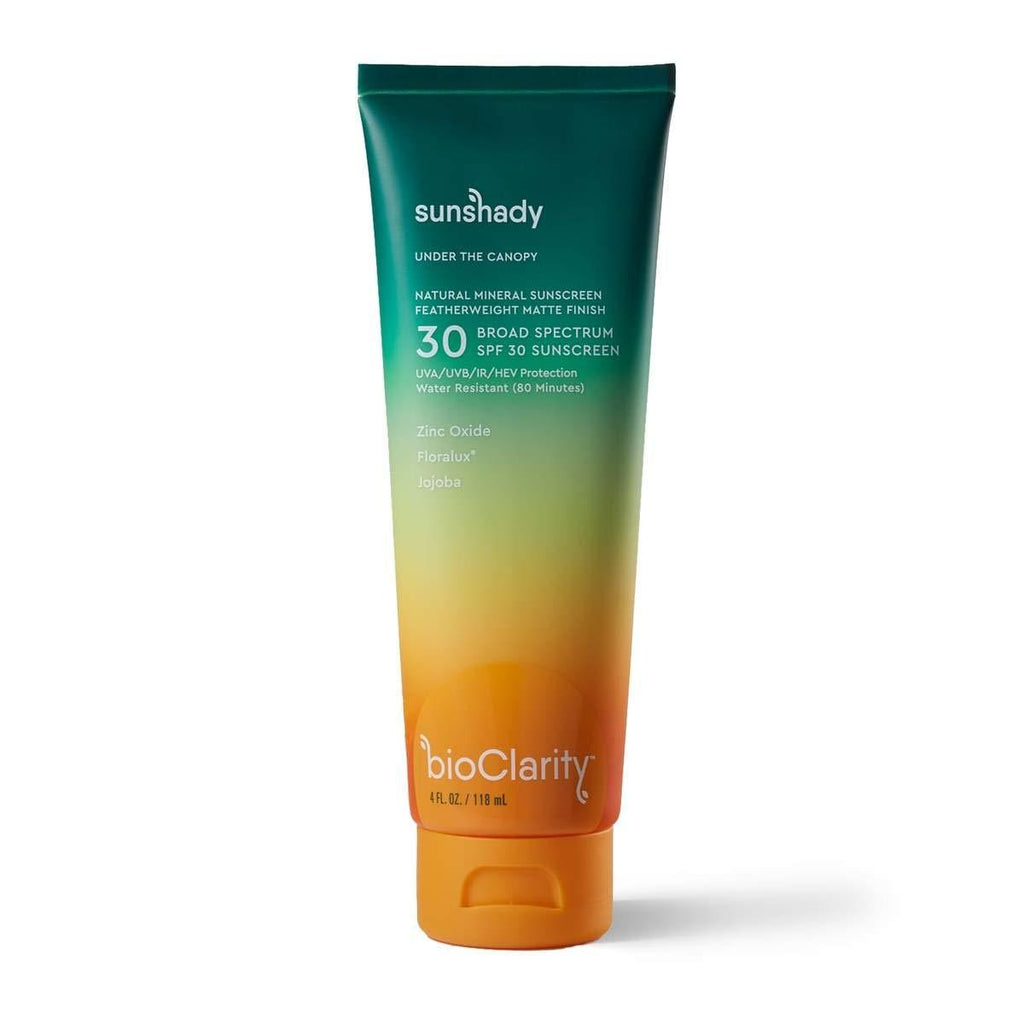 bioClarity SunShady SPF 30 Mineral Sunscreen Body Lotion | Vegan & Reef Safe (Non-Nano 100% Mineral Zinc Oxide) | Water Resistant & Sweat-Proof | 4 oz - BeesActive Australia