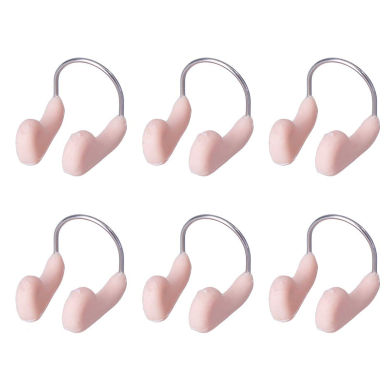 BESPORTBLE 6PCS Waterproof Swimming Nose Clip Underwater Nose Clip Anti-choking Nose Plug Nose Protector for Swimming Diving Pool Train - BeesActive Australia