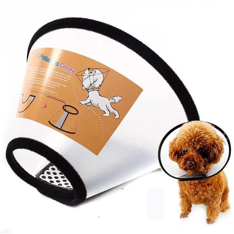 Bepets Cat Cone Collar, Pet Cone Cat Recovery Cone for Kitten Cone After Surgery Anti-Bite Lick Wound Medical, Protective Cat Head Cone Kitten Cone Collar Cat E Collar for Cats Kitty Rabbit (Small 6#) - BeesActive Australia