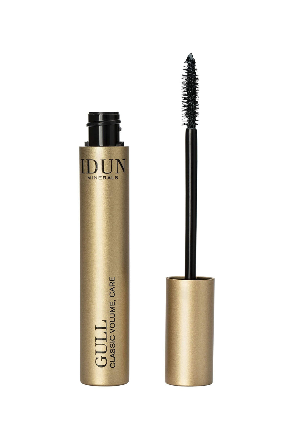 IDUN Minerals Mascara, Gul - Classic Volume - Thickens, Plumps & Coats Lashes - Nickel & Chromium Natural Pigments, Ophthalmologically Tested, Safe for Sensitive Eyes & Contact Lens - Black, 0.38 oz 010 Black 0.39 Ounce - BeesActive Australia