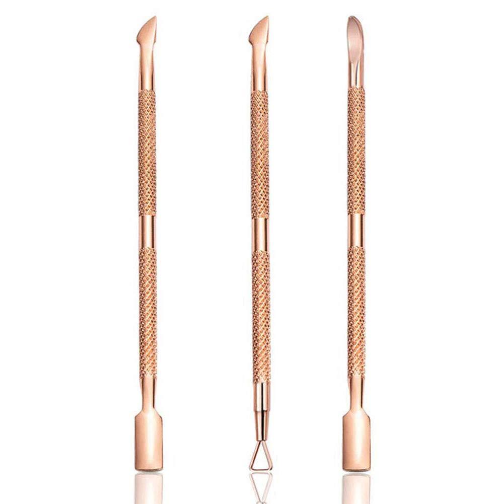 Cuticle Pusher and Cutter Set, Dead Skin Nail Cleaner Tools, Professional Stainless Steel Cuticle Remover, Durable Pedicure Manicure Tools for Fingernails and Toenails.3 Pcs/Set - BeesActive Australia