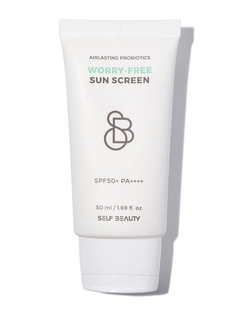SELF BEAUTY Ultra Lightweight Mineral Facial Sunscreen SPF50 1.69 fl.oz - Broad Spectrum PA++++ No-White Cast Non-Greasy Hydrating with Hyaluronic Acid Sheer Tinted Satin Finish 50ml 1. Mineral(Lightweight) - BeesActive Australia