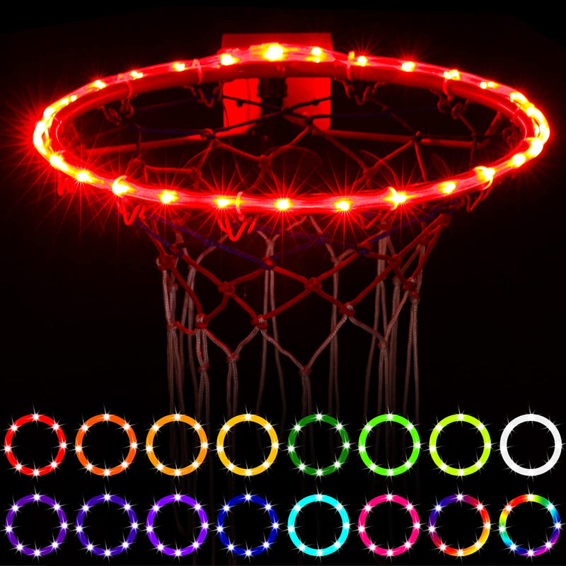 WAYBELIVE LED Basketball Hoop Lights, Remote Control Basketball Rim LED Light, 16 Color Change by Yourself, Waterproof?Super Bright to Play at Night Outdoors ,Good Gift for Kids - BeesActive Australia