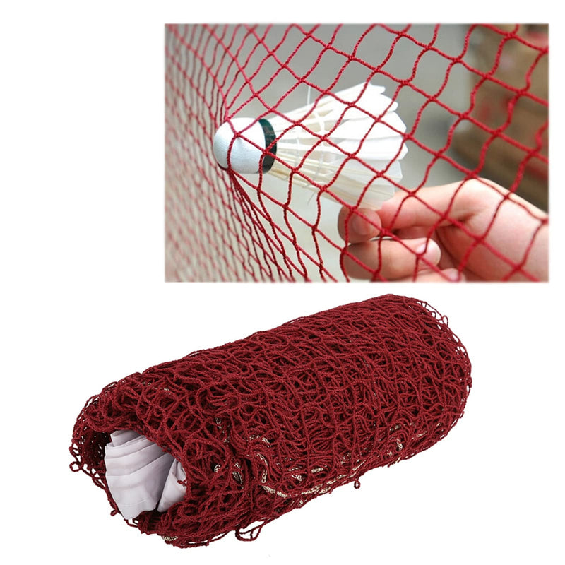 Portable Adjustable Badminton Net, Durable Volleyball Badminton Mesh Net for Outdoor Sports Entertainment Training(Red) - BeesActive Australia