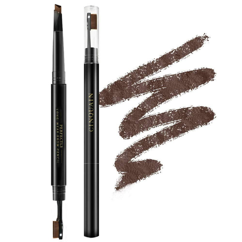 SHILLS Professional Eyebrow Pencil, Long Lasting Eyebrow Pencil, Eyebrow Dark Brown Pencil, Makeup Waterproof Brow Pencil (#3 Dark Brown 2 Count) #3 Dark Brown - BeesActive Australia