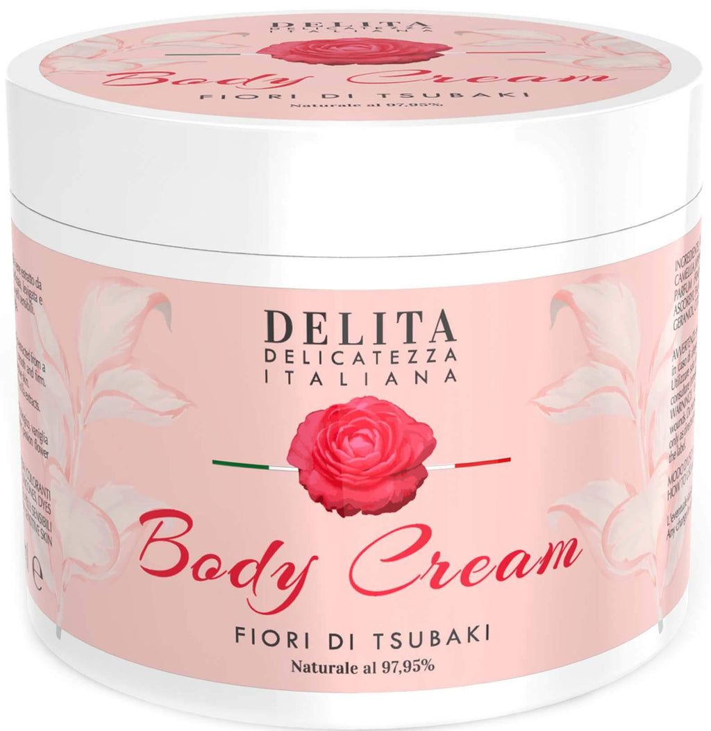 Luxury Body Cream Dulàc Delita | 16.91 Fl. Ounce | Skin moisturizer and Natural Firming cream for body care | Tsubaki oil, Passiflora organic extract and Vanilla extract - BeesActive Australia