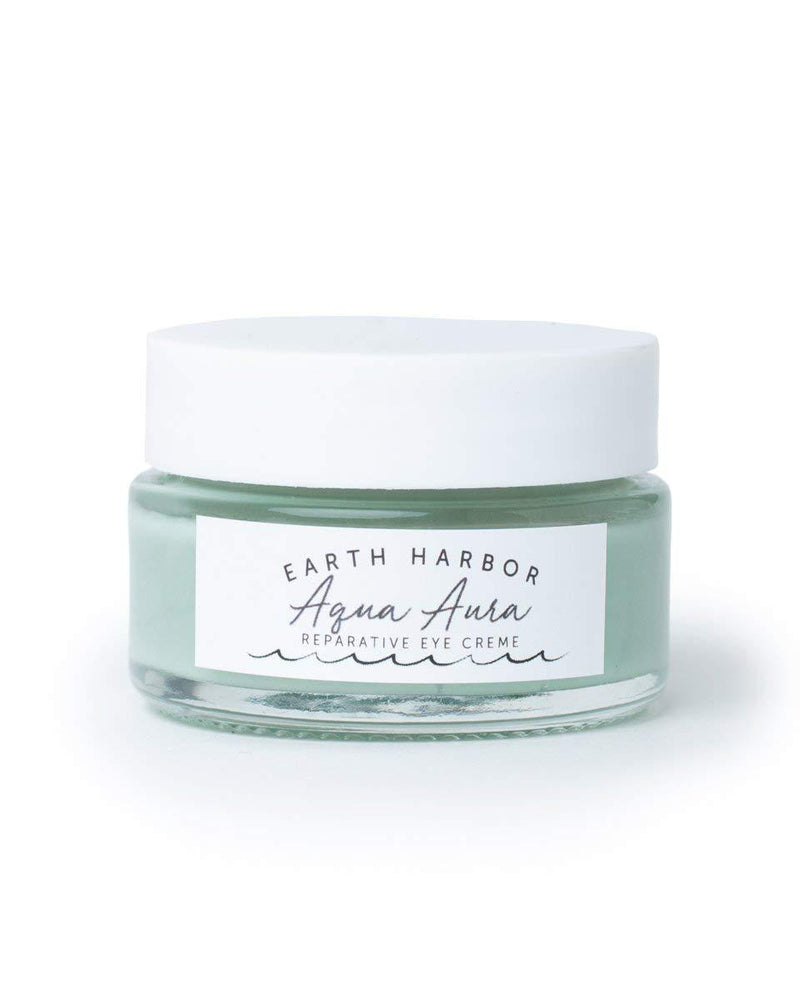 Earth Harbor | AQUA AURA Reparative Eye Creme | Renew & Nourish | Blue Tansy + Seaweed Collagen | Plant-Based and Ethical Trade | 1/2 oz - BeesActive Australia