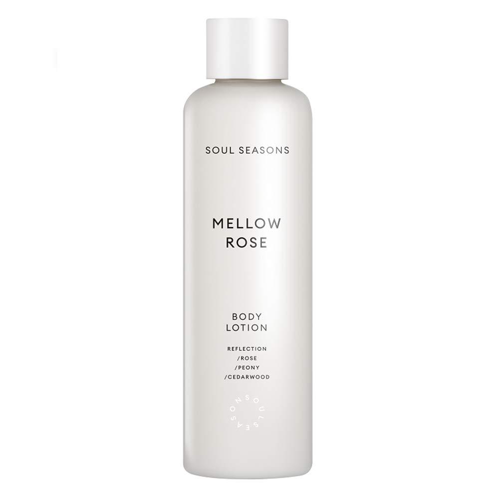 [Soul Seasons] Relaxing Mellow Rose Body Lotion - Gentle and Light Formula - Shea Butter & Hyaluronic Acid for Deep, Long-lasting Moisture - Elegant Floral Scent with Woody Undertones (300ml) - BeesActive Australia