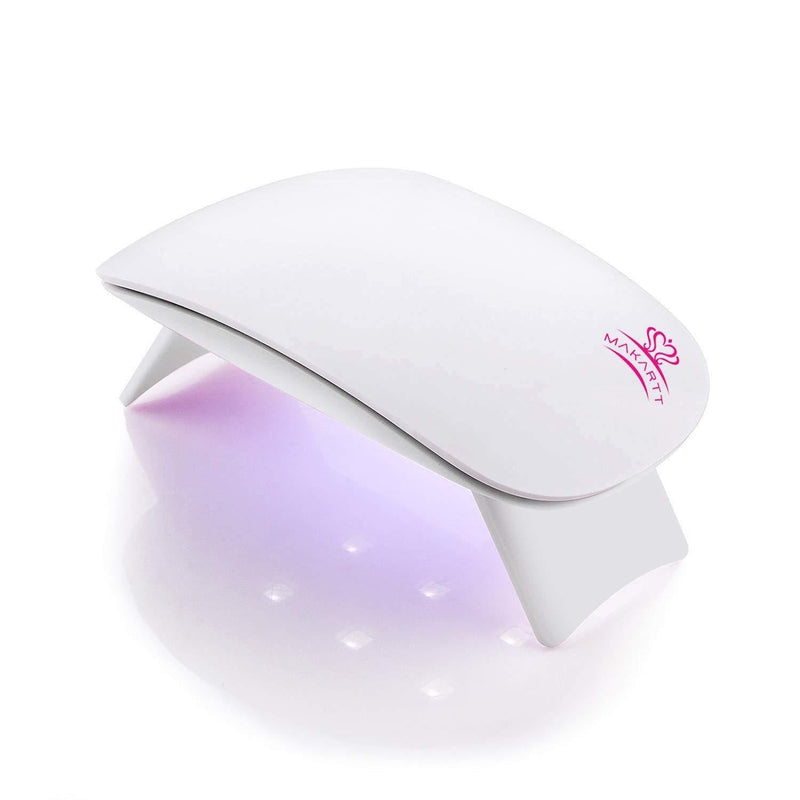 Makartt Rechargeable 6W LED Nail Dryer Curing Lamp 45S Timer Portable White - BeesActive Australia