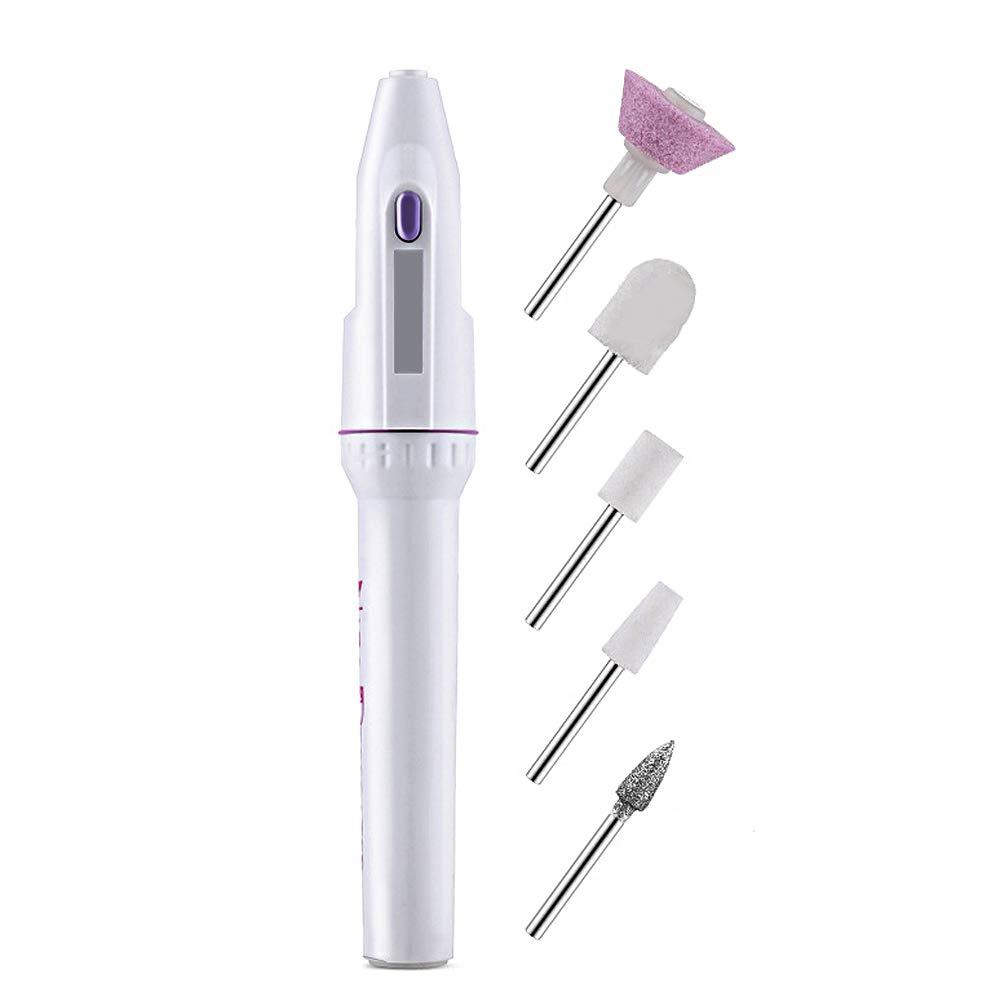 Portable mini Nail Drill, Acrylic Gel Remover Nail Tools, Nail Polishing Machine, Pen Shape Finger Toe Nail Care, System for Buffing, Grooming, and Polishing of Nails at Home - BeesActive Australia