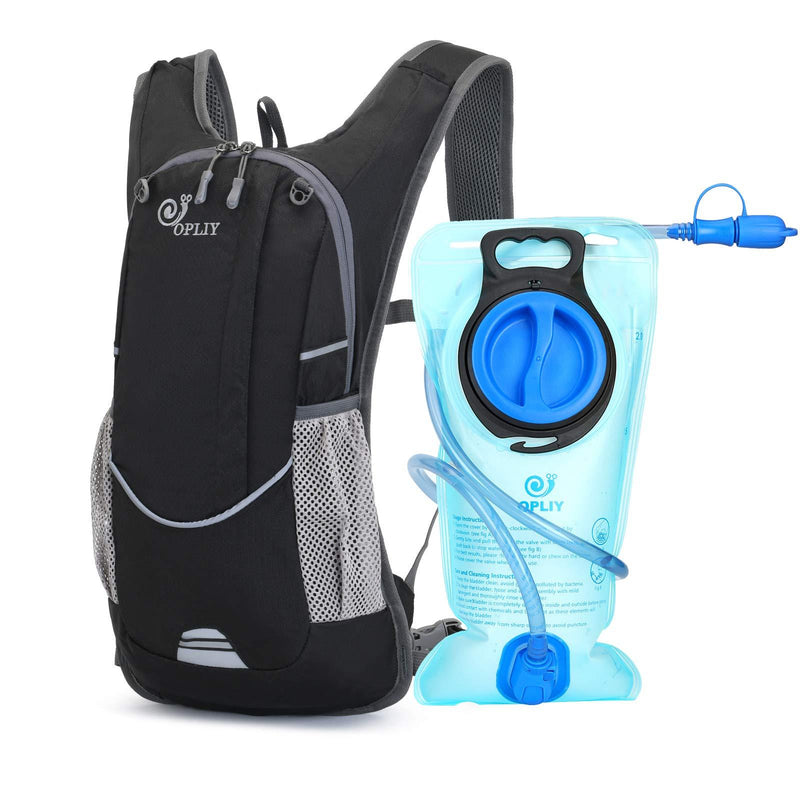 Opliy Hydration Pack,Hydration Backpack with 2L Hydration Bladder Lightweight Running Water Backpack for Women Men Black - BeesActive Australia