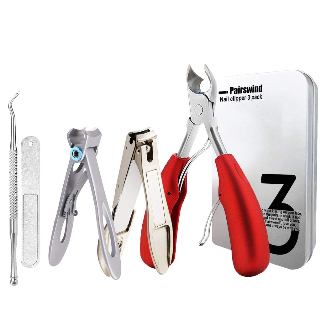 Nail Clippers for Thick, Mens Nail Clippers for Large Big Thick Nail (red) red - BeesActive Australia