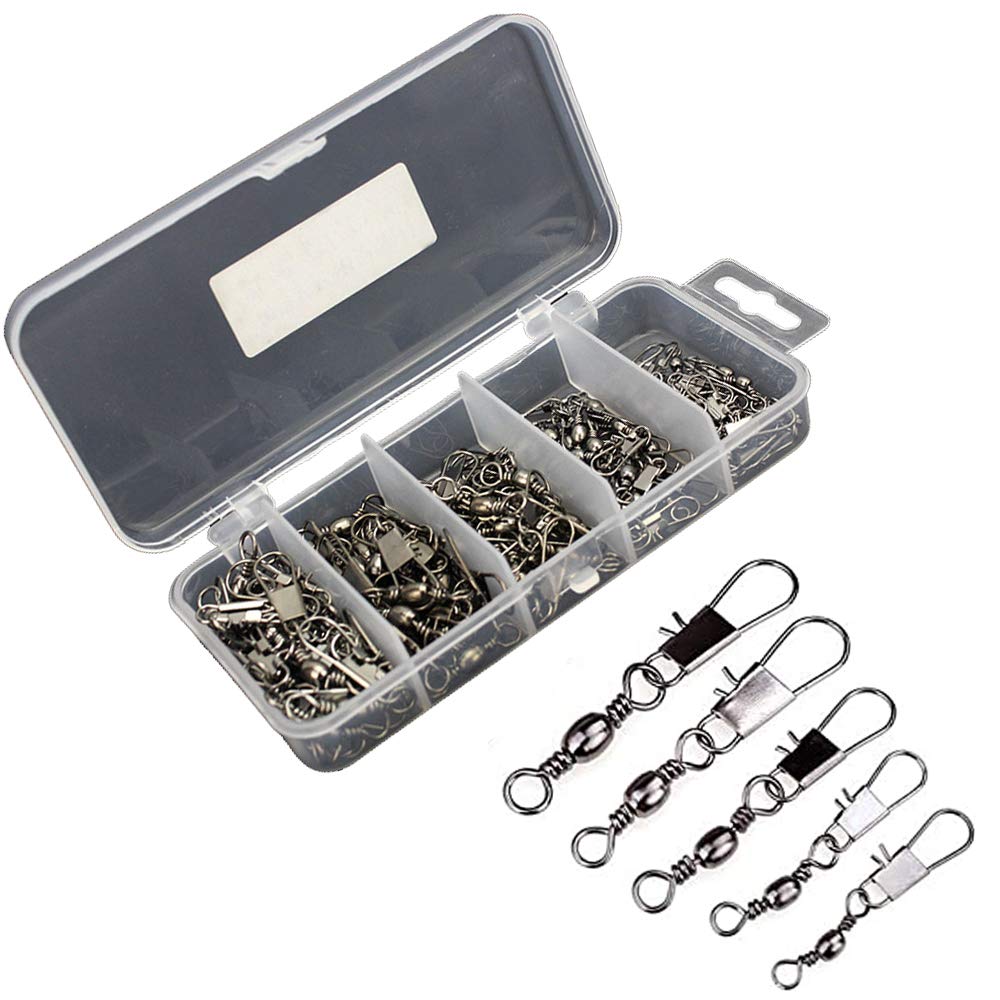 GREATFISHING 200PCS High Strength Heavy Stainless Steel Split Ring Lure Tackle Connector with Fishing Pliers 30lb to 120lb Test - BeesActive Australia