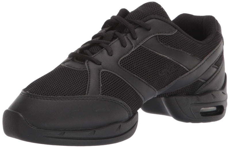 Skazz by Sansha Women's Dance Studio Exercise Sneakers Mesh Suede Air Cushion Caro P121m 10.5 Black - BeesActive Australia