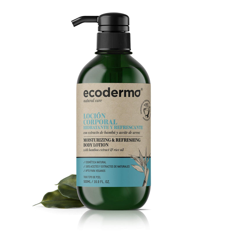 Ecoderma Moisturizing And Refreshing Body Lotion 500ml - Provides Maximum Softness And Elasticity - BeesActive Australia