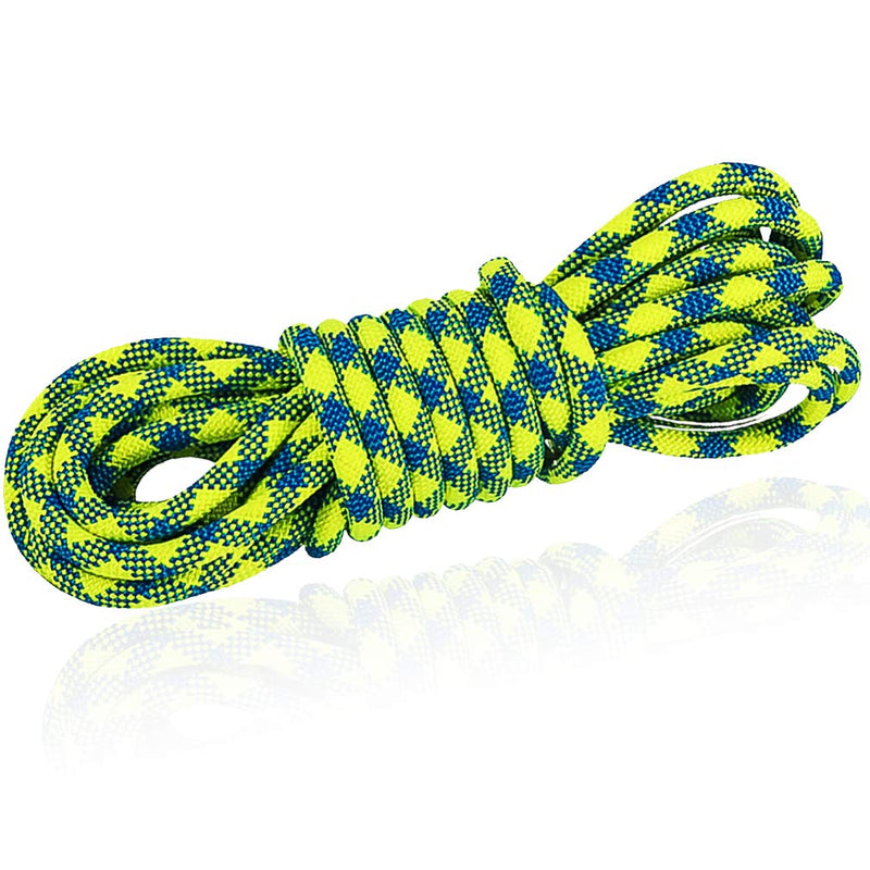 NewDoar 10.5mm(3/8in) Dynamic Rope,24KN(5399 lb) Robust Nylon Kernmantle Rope,3 Sizes Multipurpose Rope for Outdoor Mountaineering Rock Climbing Rescue(33ft/66ft/98ft) green 33ft/10M - BeesActive Australia