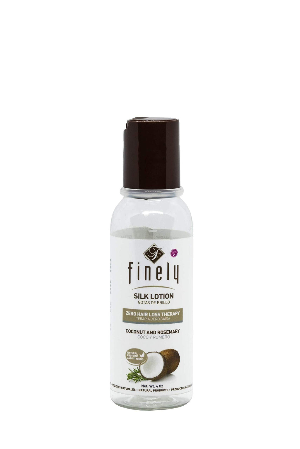 Finely Coconut and Rosemary Silk Lotion, 4 oz - BeesActive Australia