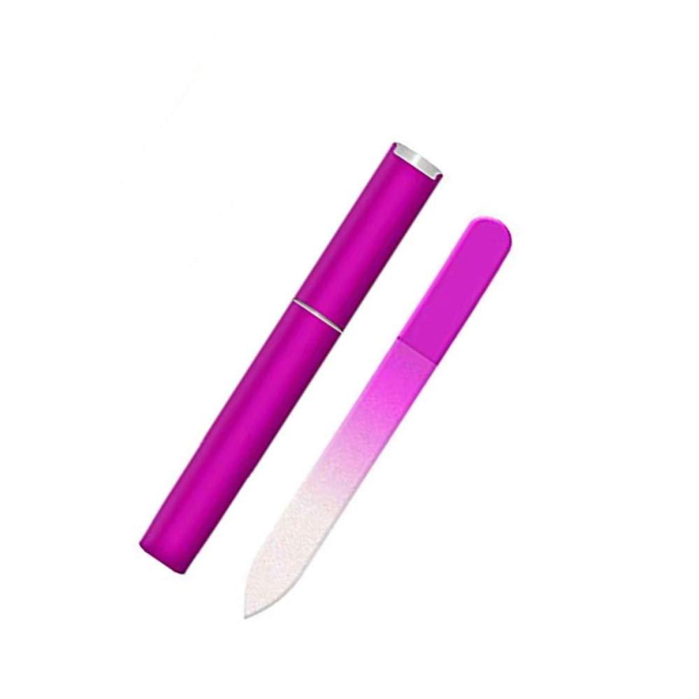 Glass Nail File with Case ，valentines day gifts(Pink) Pink - BeesActive Australia