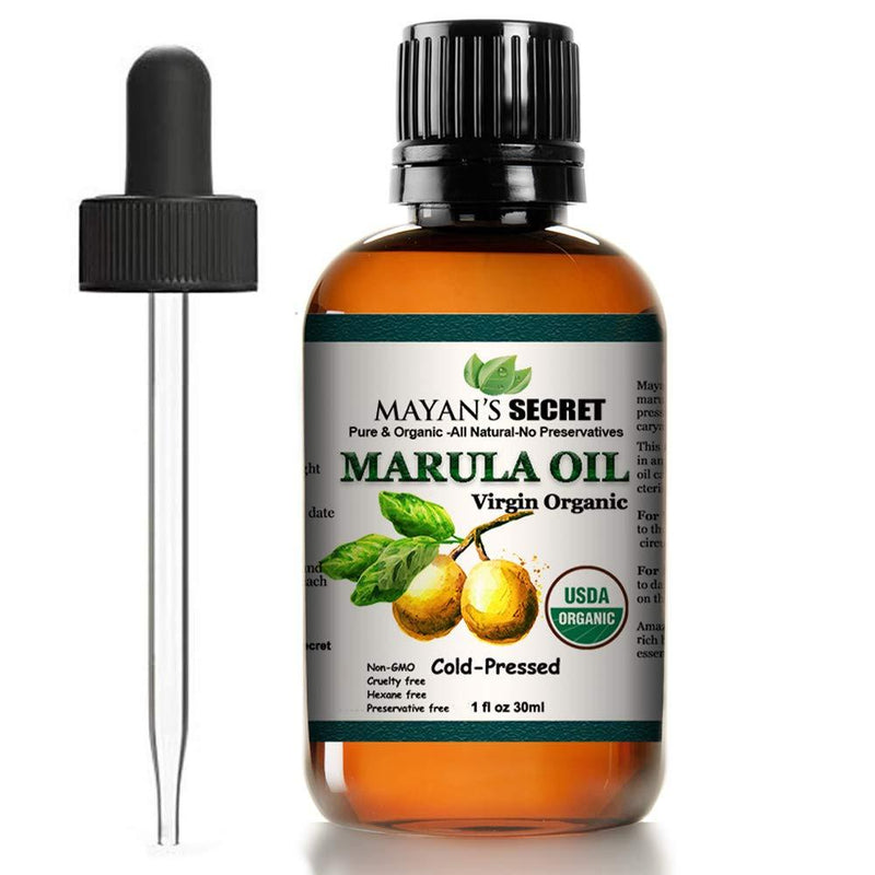 Marula Oil USDA Certified Organic, Virgin, cold pressing, Unrefined Luxury Oil for Face, Body, Lips, Hair, Nails, Shampoo, Conditioner, Lotion, Face Serum - BeesActive Australia