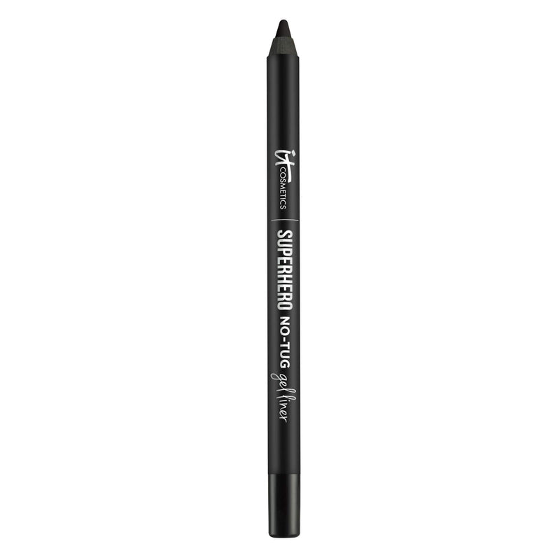 IT Cosmetics Superhero No-Tug Gel Eyeliner, Super Black - Intense Ultra-Black - Waterproof, Blendable Formula - Sharpenable Pencil - 0.042 oz Super Black (Intense Ultra - BeesActive Australia