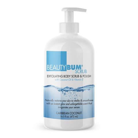 BeautyBum Scrub Pump (16oz) Caribbean Coconut - BeesActive Australia