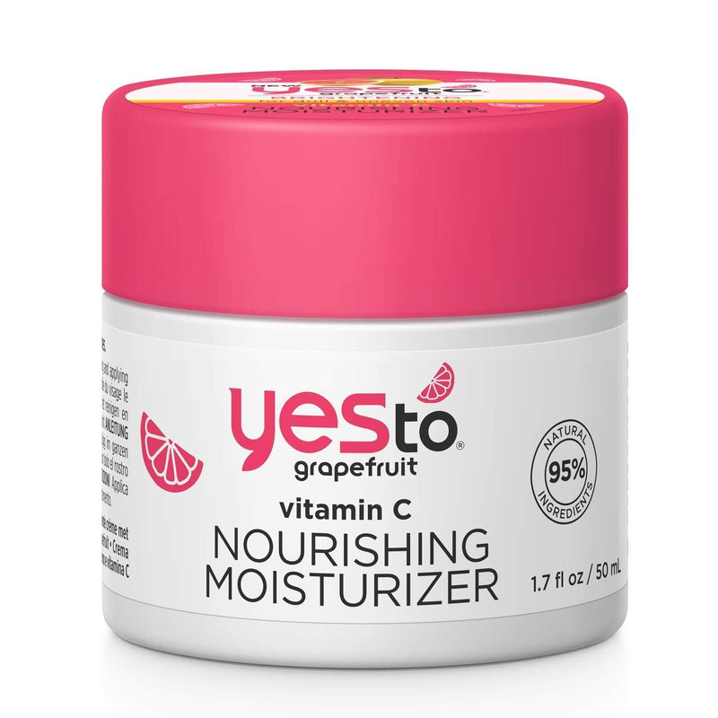 Yes To Grapefruit Brightening Vitamin C Nourishing Moisturizer 1.7 Fl Oz I Dull & Uneven Skin I Moisturize & Replenish Skin I Coconut Oil + Shea Butter + Cocoa Butter I 95% Natural Ingredients - BeesActive Australia