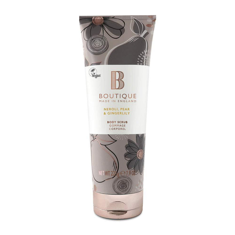 Boutique Neroli, Pear & Gingerlily Vegan Body Scrub 1 x 225g - BeesActive Australia