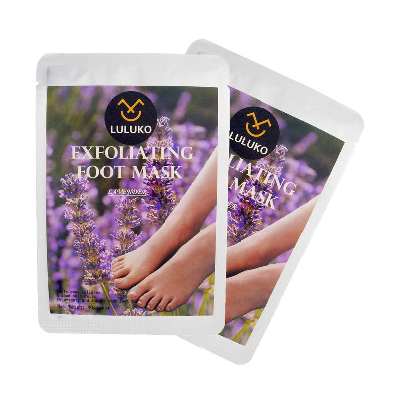Foot Peel Mask - 2 Pack - For Cracked Heels, Dead Skin & Calluses - Make Your Baby Feet & Get a Soft Skin, Repairs & Removes Dry Toe Skin, Rough Heels - Exfoliating Peeling Natural Treatment - BeesActive Australia