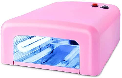 KOALA'S COOL - UV Nail Dryer with Tube Lamp Light Set Pink 36 watts 110V US PLUG Acrylic Curing Polish Quick Dry Art Tool Timer Portable for Beauty (Pink) - BeesActive Australia