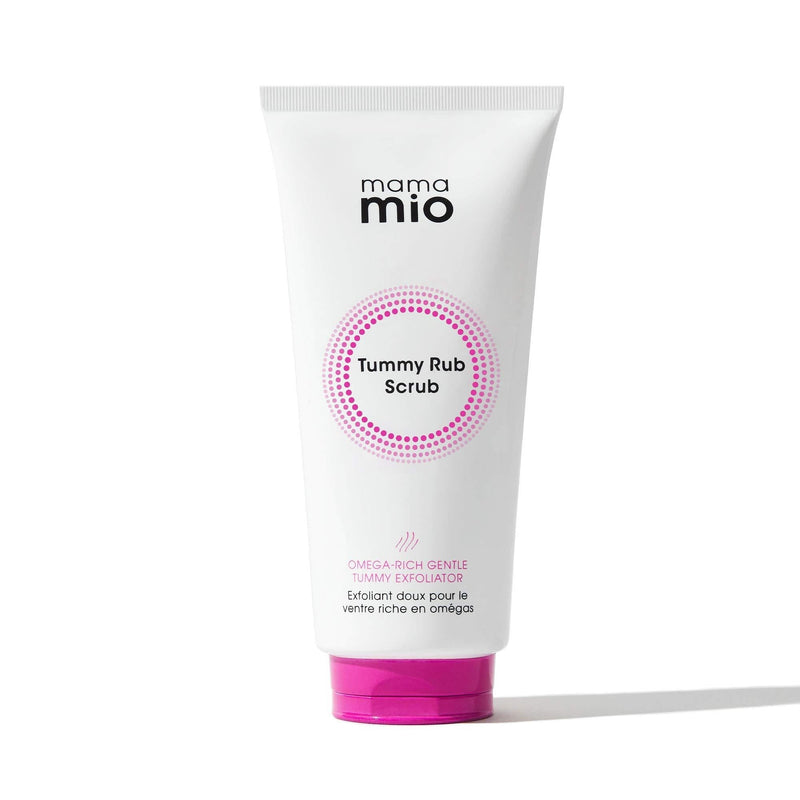 Mama Mio Tummy Rub Scrub, Bergamot, orange, lemon/mandarin, violet, orris/patchouli, vanilla, 6.1 fl. oz. - BeesActive Australia