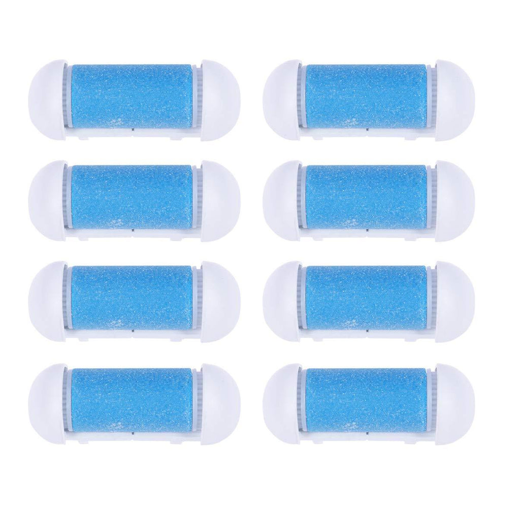 Solustre 10pcs Pedicure Refills Callus Remover Replacement Roller Heads Foot Dead Skin Remover Rollers(blue) Sky-blue - BeesActive Australia