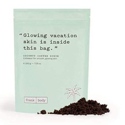 Frank Body Coconut Coffee Scrub, 7.05oz | Natural & Cruelty Free Exfoliating Body Scrub | Smells Like A Vacation | Hydrating Vegan Skin Care Scrub To Smooth And Moisturize Skin | 1ct - BeesActive Australia