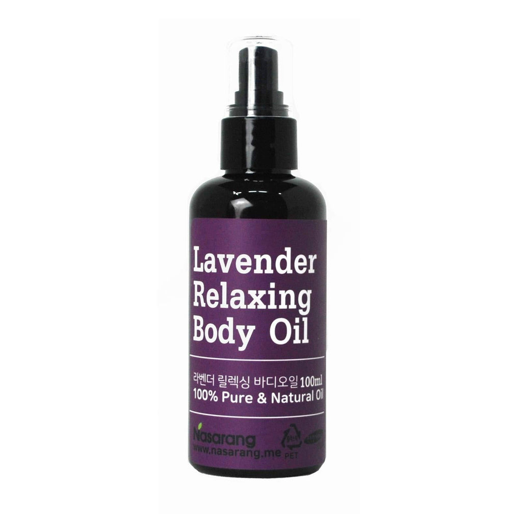 Nasarang French lavender relaxing body oil 6.4 fl.oz(100ml) Organic Blend of lavender oils & etc, Body moisturizer oil for dry skin - BeesActive Australia