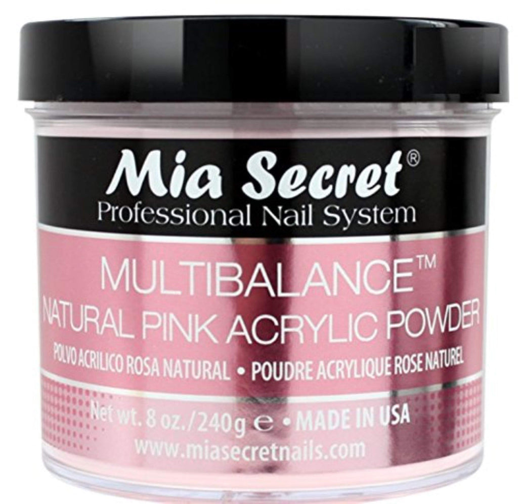 Mia Secret Multibalance Natural Pink Acrylic Nail Powder 8oz - BeesActive Australia