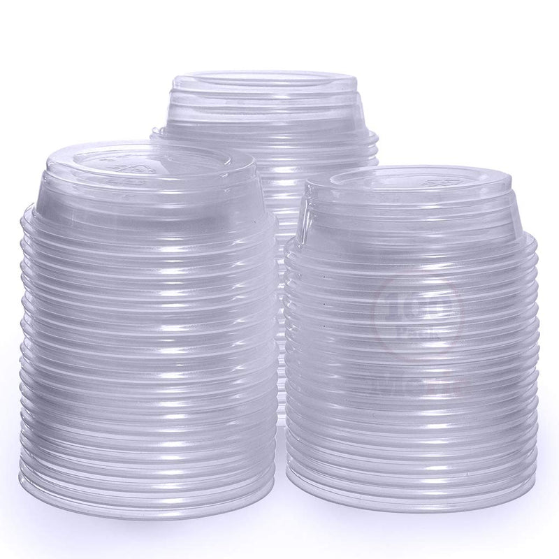 Meric Gecko Food Container, Transparent PVC Plastic Cups for Feeding & Drinking, No-Leak and Escape Design to Keep Mealworms Inside, 100 Pieces per Pack - BeesActive Australia