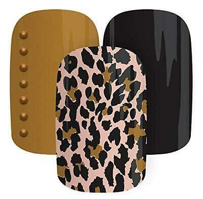 SAFARI PARTY - Jamberry Gel Strips - No Heat or Light Curing Required - Strong DIY Shellac Nails - BeesActive Australia