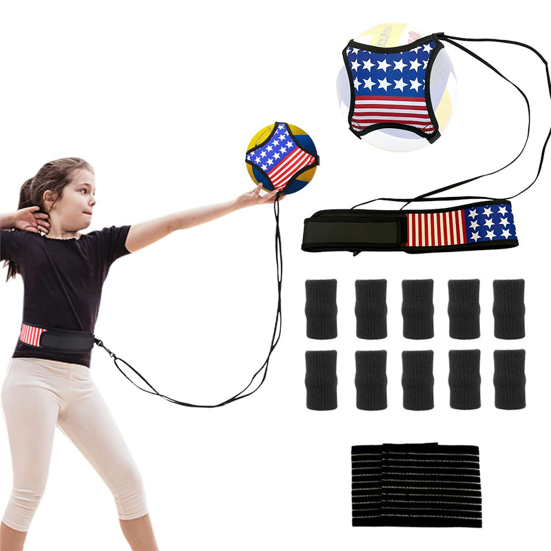 LuxSports Volleyball Training Equipment Aid Great Trainer for Solo Practice Premium Solo Trainer, Perfect for Beginners Practicing Serving STAR - BeesActive Australia