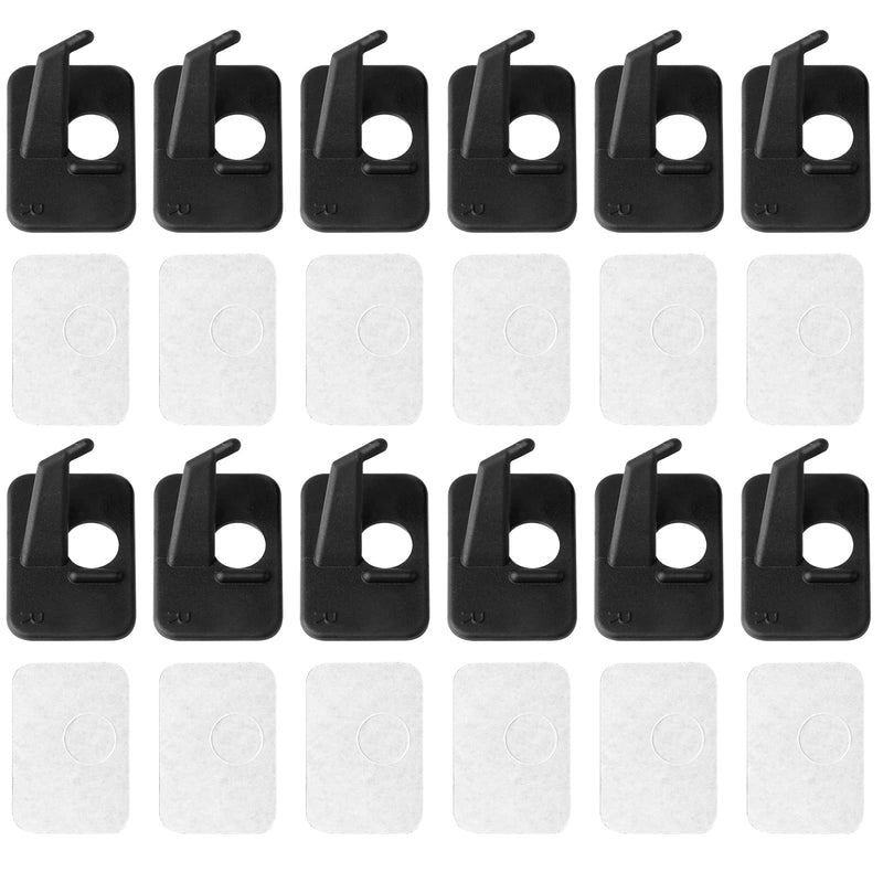 erduoduo 12pcs Plastic Archery Recurve Bow Arrow Rests ，Adhesive Back Archery Accessories Arrow Rest (Right Hand) - BeesActive Australia