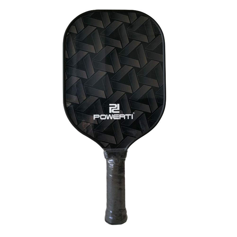 mike Pickleball Paddle, Composite Pickleball Racket Polypropylene Honeycomb Core Fiberglass Face Ultra Cushion Indoor Outdoor Pickleball Paddle, Black - BeesActive Australia