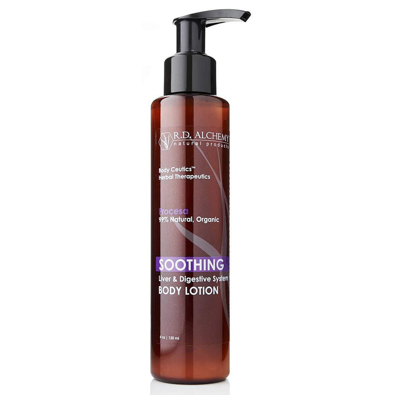 99% Natural & Organic Stomach Soothing Lotion for Bloating, Gas, IBS & Nausea - Extracts of Milk Thistle, Chamomile, & Licorice Soothe & Ease Symptoms for Improved Digestion & Stomach Relief. - BeesActive Australia