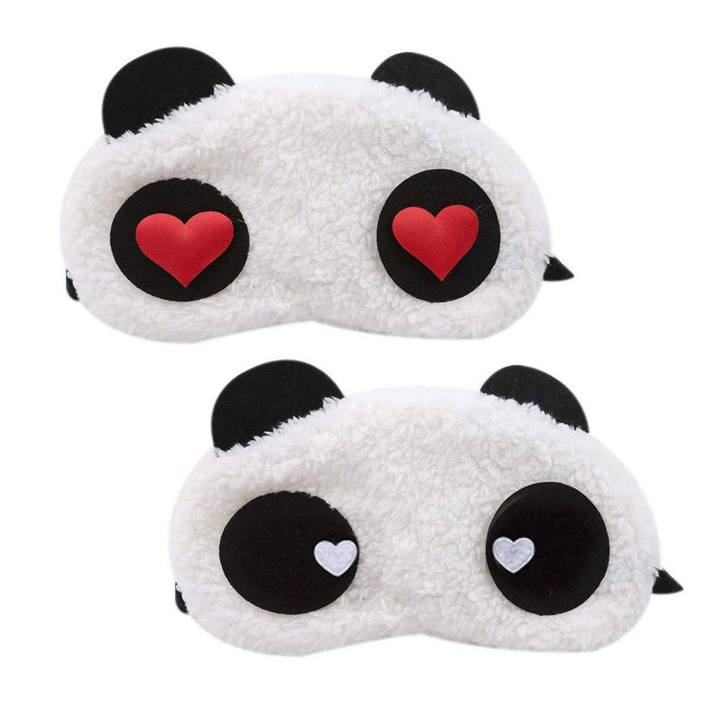 Cute Panda Eye Mask, 2 Pcs Travel Sleepping Accessories - BeesActive Australia