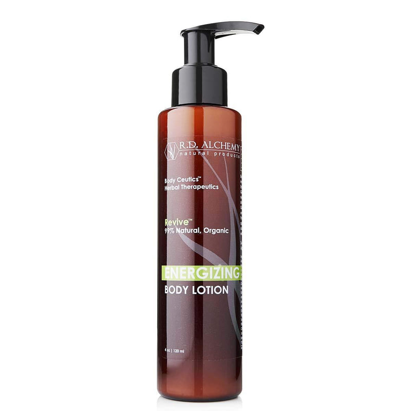 99% Natural & Organic Energizing Body Lotion for Fatigue, Depression, or Emotional Numbness. Extracts of St. John's Wort, Rosemary, Ginkgo & more Energize, Revive & Uplift You for an Enhanced Mood. - BeesActive Australia