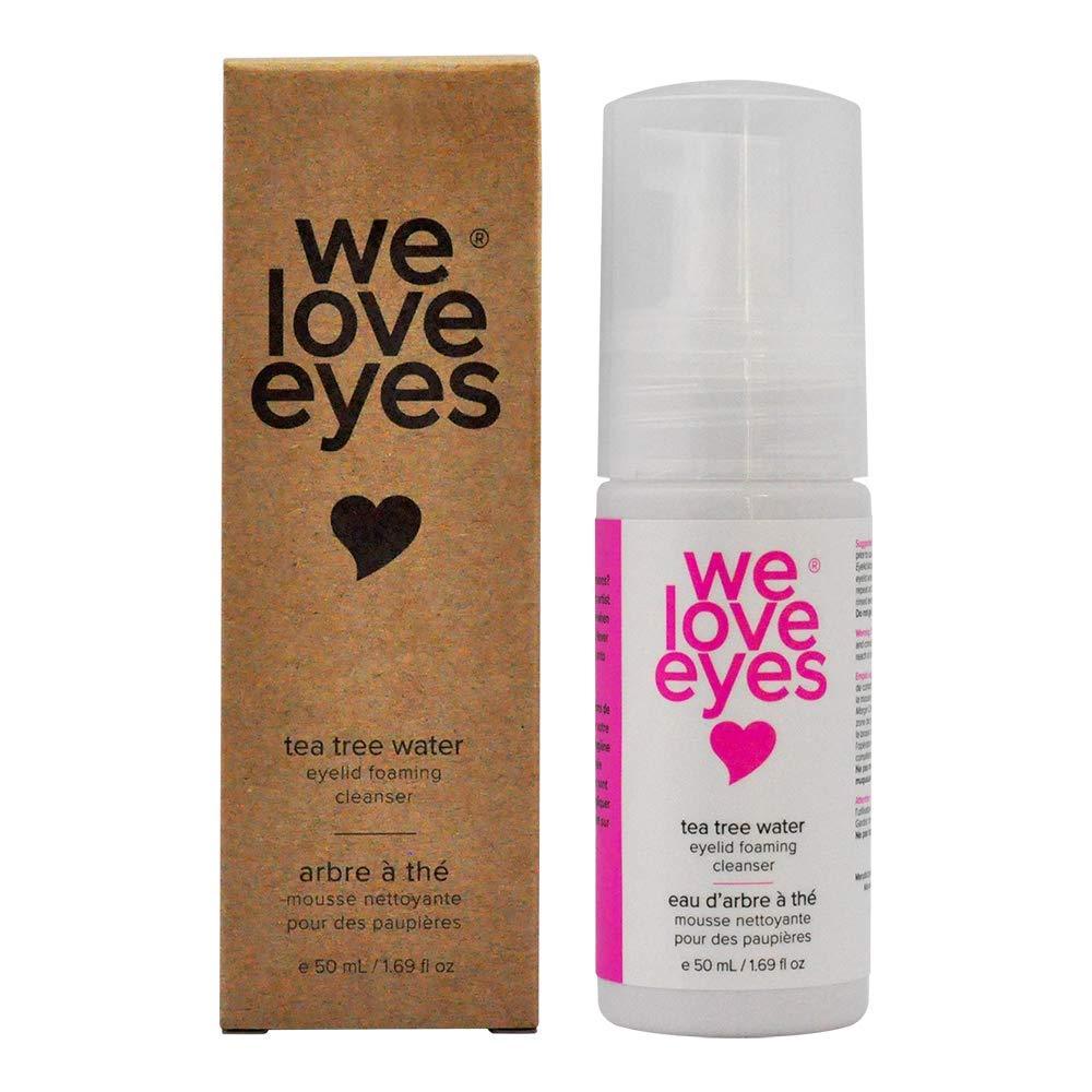 We Love Eyes - 100% Oil Free Tea Tree Water Eyelid Foaming Cleanser - For Eyelash Extension Home Care, Extend Lash Retention, Non-Irritating Formula, Removes sources of inflammation - BeesActive Australia