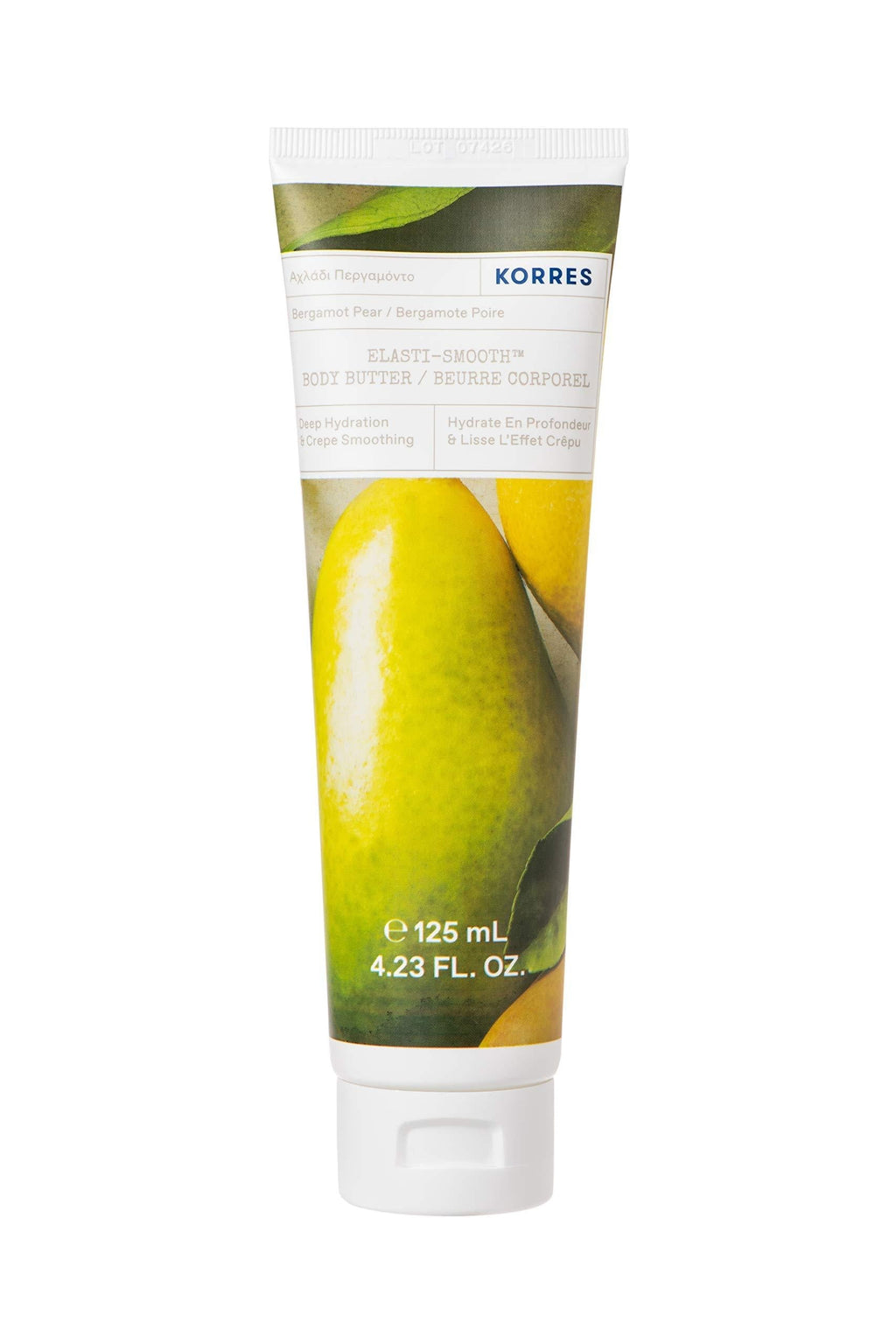 KORRES Elasti-Smooth Body Butter, 4.23 fl. oz. Bergamot Pear - BeesActive Australia