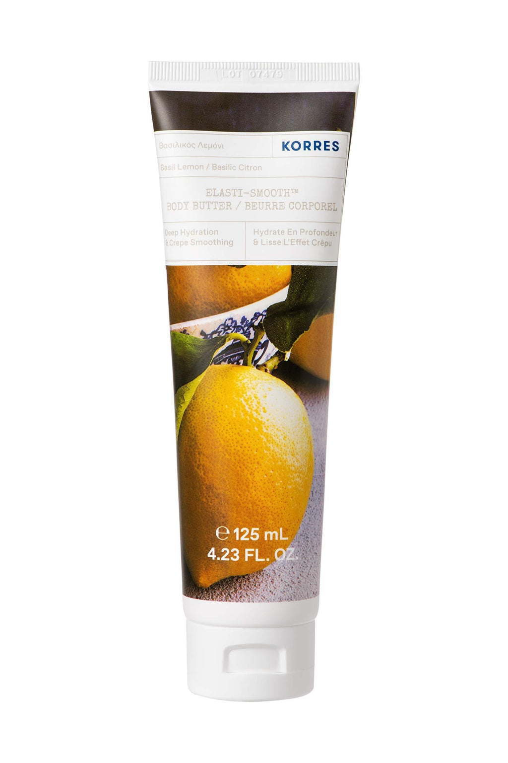 KORRES Elasti-Smooth Body Butter, 4.23 fl. oz. Basil Lemon - BeesActive Australia