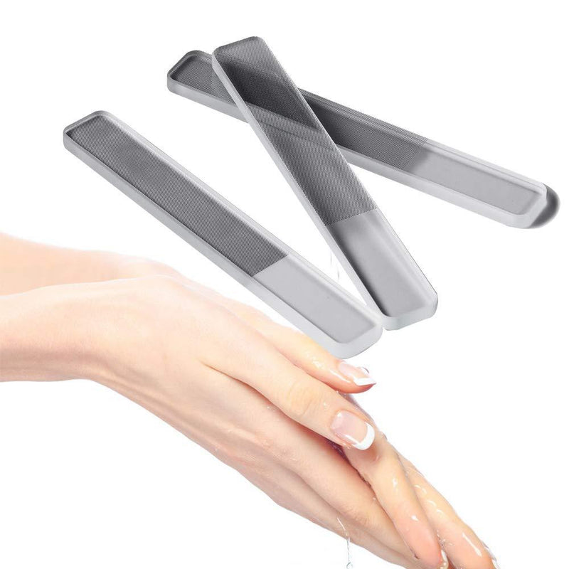 Glass Nail Shiner, Mopcoder Nail Files Polisher Professional Crystal Manicure Tools Kit for Natural Nails - BeesActive Australia