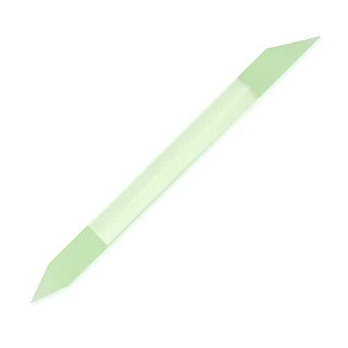 Glass Cuticle Pusher Nail File for Manicure and Pedicure (Green) - Original Czech Product - BeesActive Australia