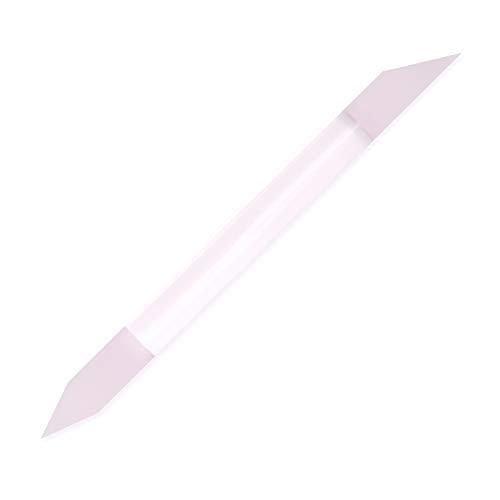 Glass Cuticle Pusher Nail File for Manicure and Pedicure (Pink) - Original Czech Product - BeesActive Australia