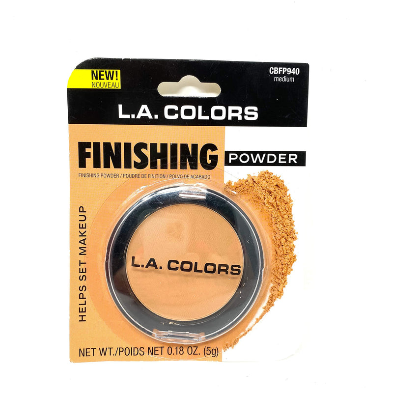 L.A.Colors Finishing Powder Helps Set Makeup CBFP940 Medium - BeesActive Australia